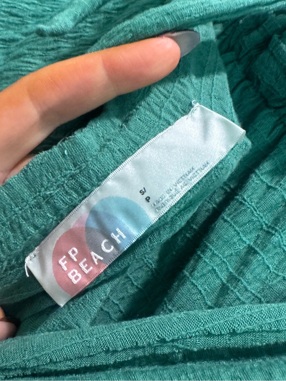 Free People Beach Emerald Green Santa Luz Maxi Dress - Picture 5 of 5